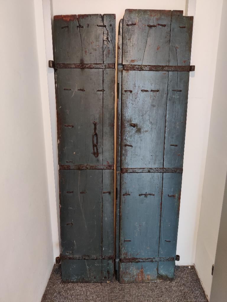Bijzondere, decoratieve, oude Indiase deuren, Ophalen, 84 cm, Hout, Gebruikt