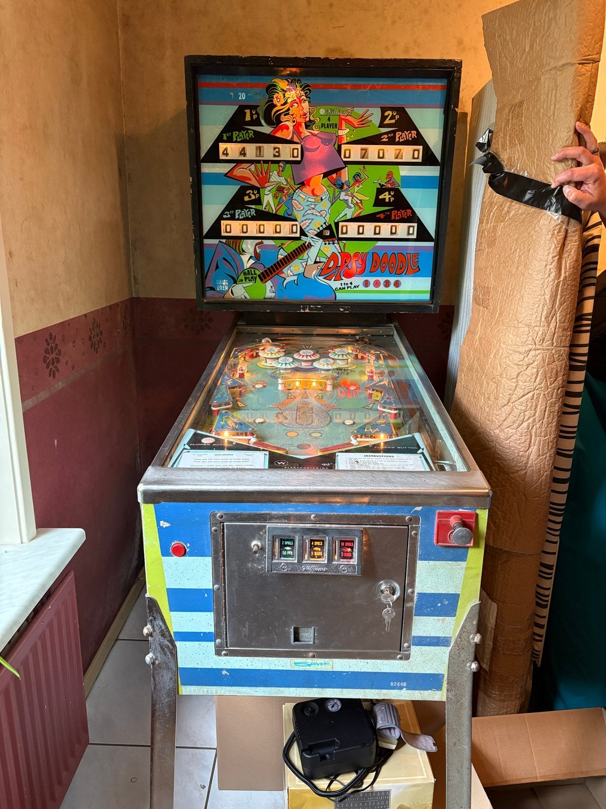Williams Dipsy Doodle Flipperkast - Vintage, Verzamelen, Automaten | Flipperkasten, Ophalen, Gebruikt, Mechanisch, Williams
