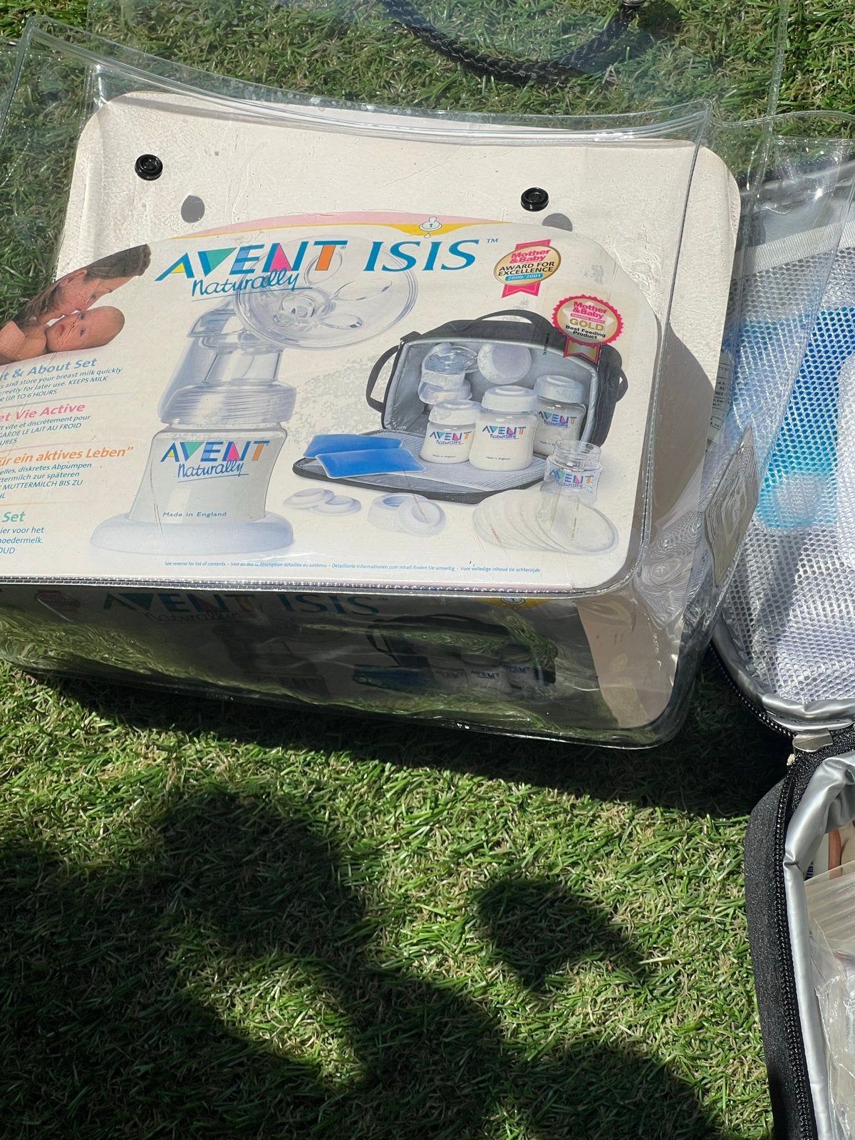 Avent ISIS Borstkolf Set met Koeltas, Ophalen of Verzenden, Gebruikt