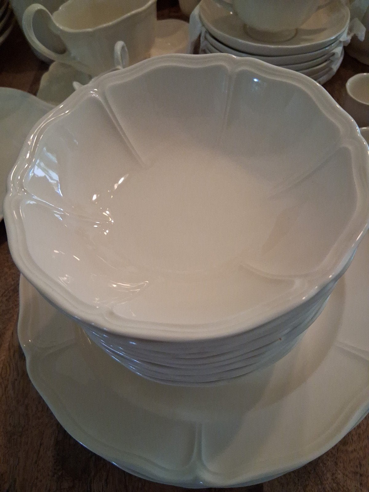 Wedgwood Queens Plane Spl.Nieuwe DESSERT SCHAALTJES 16 cm, Ophalen of Verzenden, Nieuw, Porselein, Schaal of Schalen