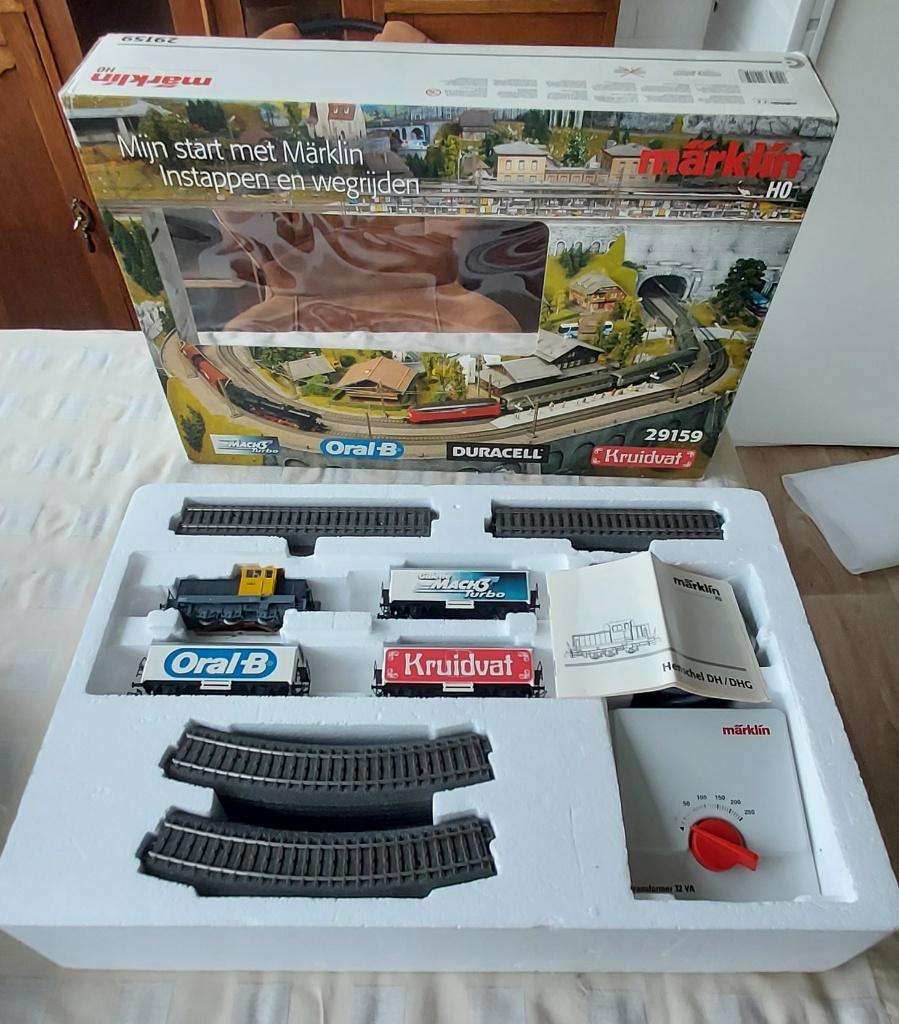 Märklin HO treinset Kruitvat editie 29159 met extra rails, Wisselstroom, Treinset, Ophalen of Verzenden, Zo goed als nieuw