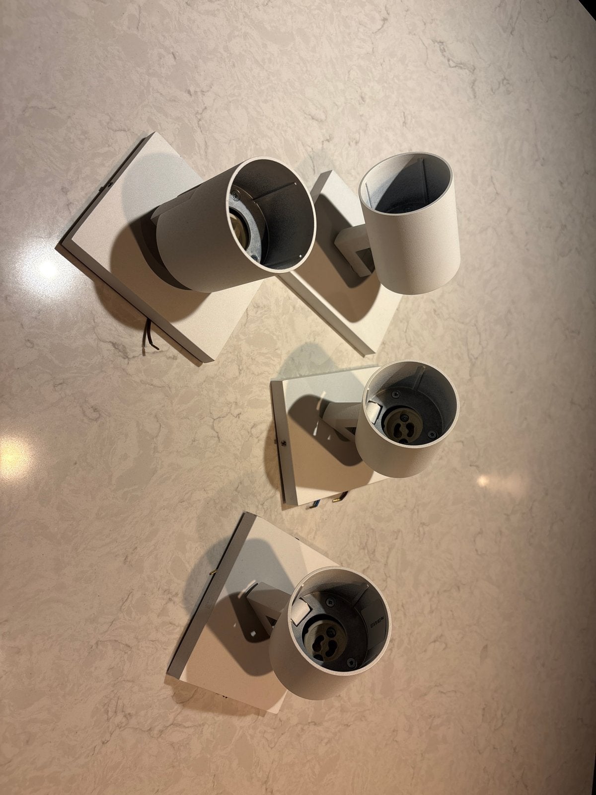 Philips GU10 Opbouwspots - Set van 4 (excl. lampen), Verstelbaar, Overige lichtbronnen, GU10, Opbouwspot