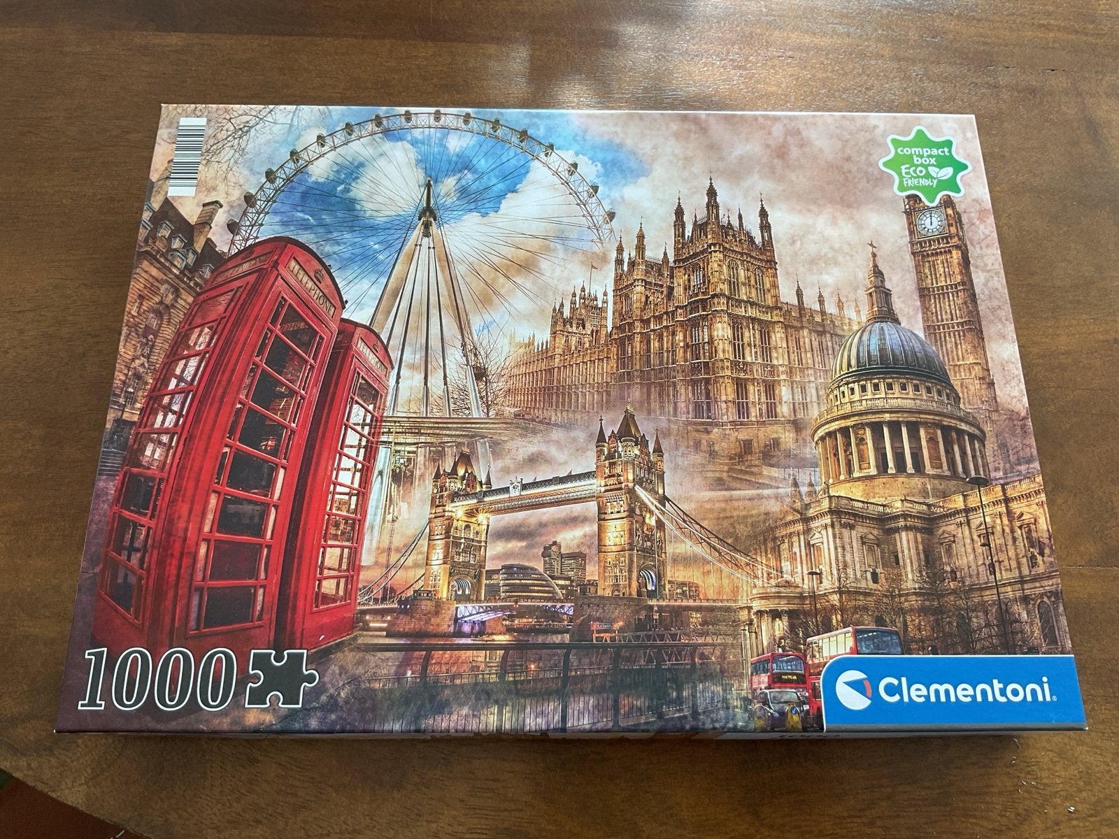 Clementoni London Puzzel 1000 stukjes, Ophalen of Verzenden, Zo goed als nieuw