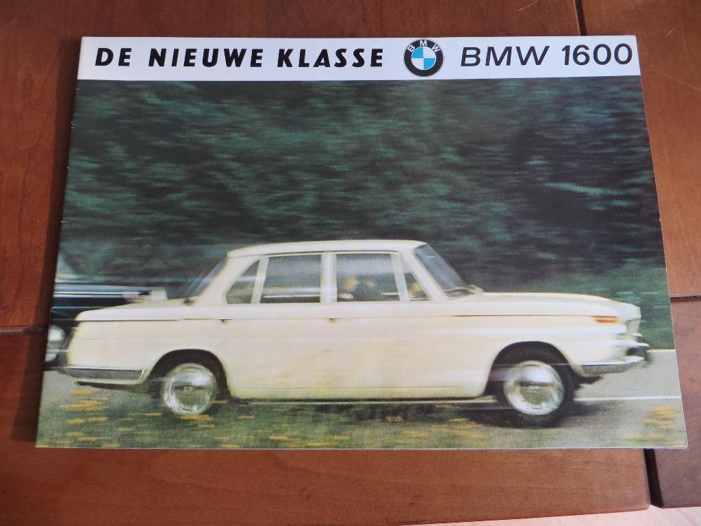 Folder BMW 1600 De nieuwe klasse 1965, Boeken, Ophalen of Verzenden, Zo goed als nieuw, BMW, BMW
