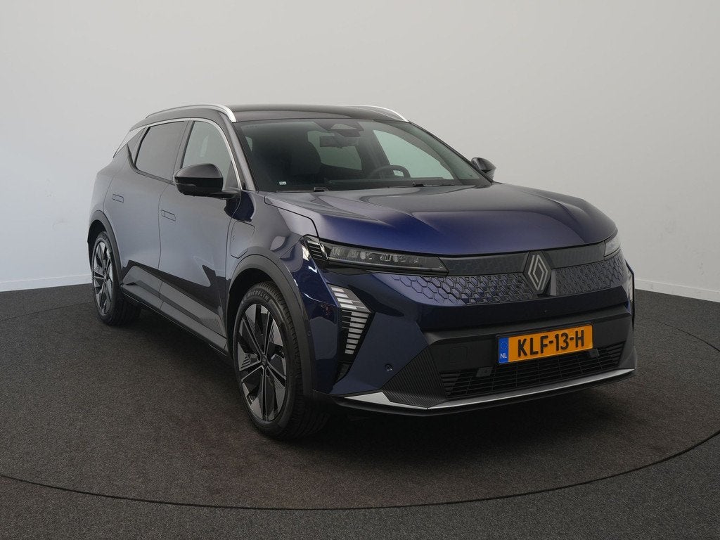 Renault Scénic E-Tech EV87 Long Range Techno - RIJKLAARPRIJ, 12 maanden, Gebruikt, Leder en Stof, Grijs