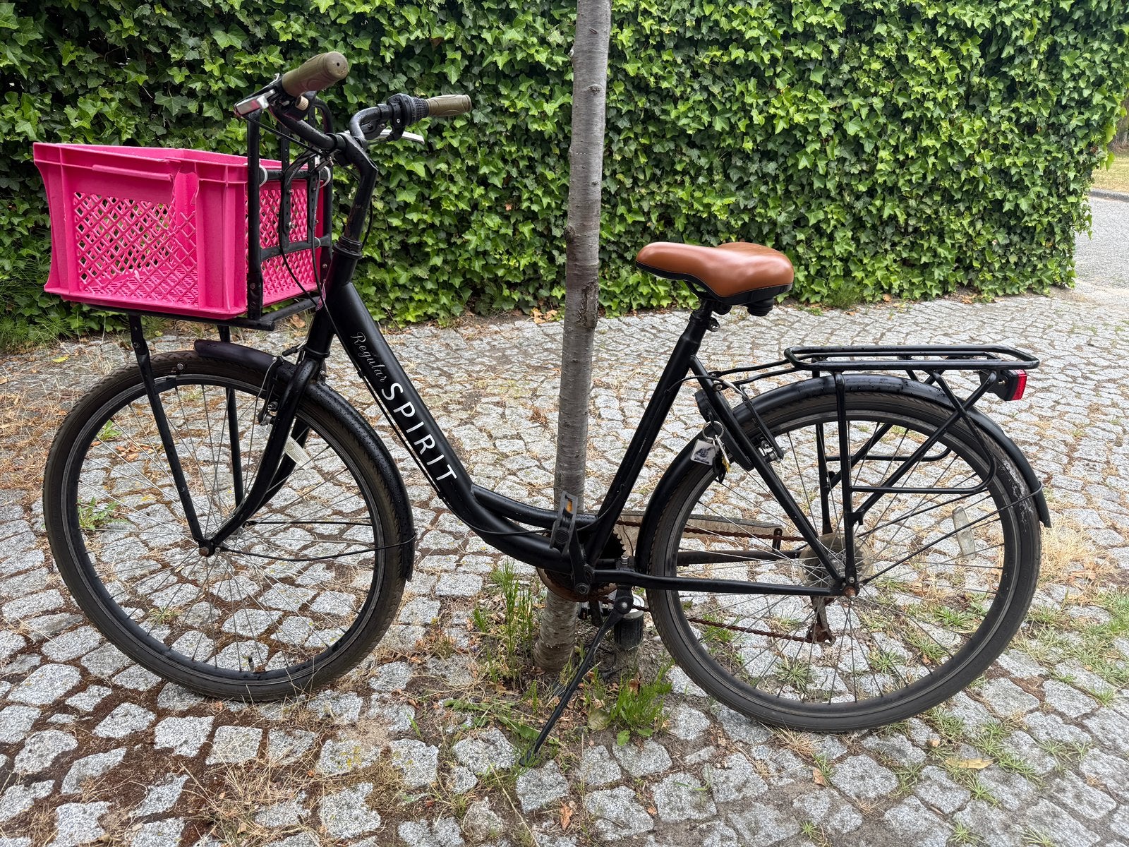 Spirit damesfiets / transportfiets 28 inch inclusief krat, Ophalen, Gebruikt, Overige merken, Versnellingen