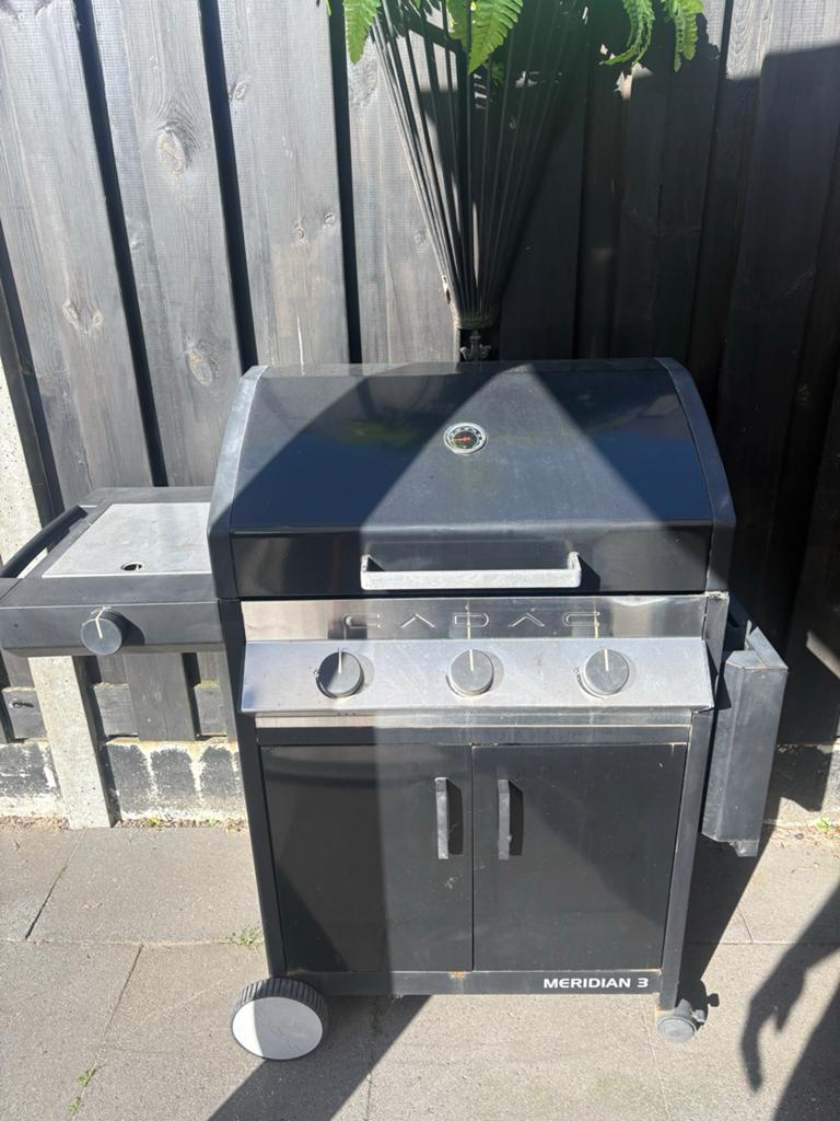 Cadac Meridian 3 Gas BBQ, Ophalen of Verzenden, Gebruikt