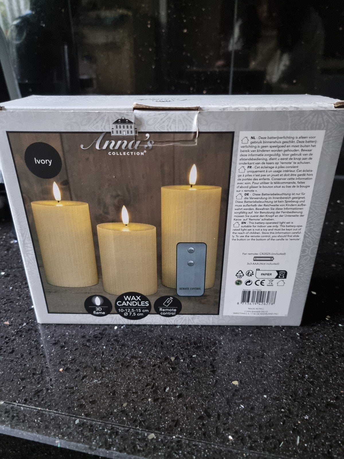 Gloednieuwe LED Kaarsen Set - Anna's Collection, Huis en Inrichting, Woonaccessoires | Kandelaars en Kaarsen, Ophalen, Nieuw, Overige materialen
