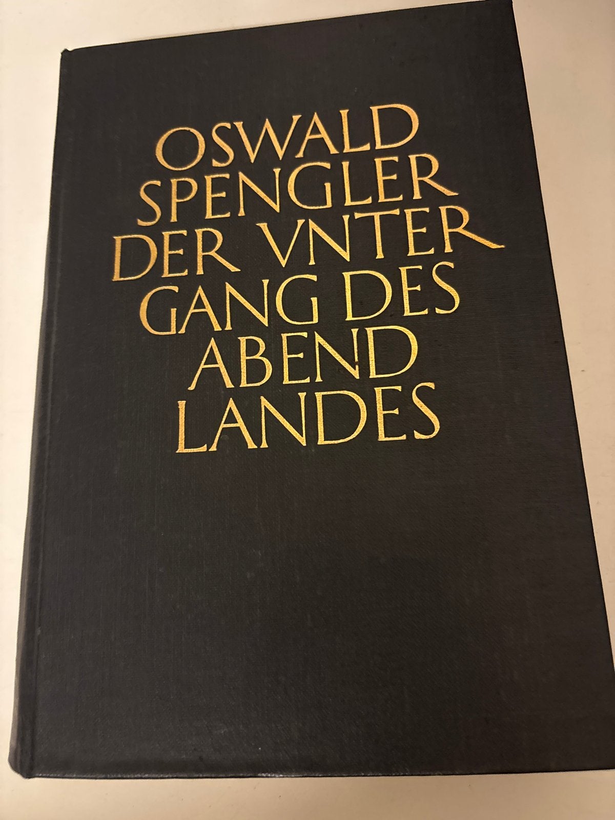 Oswald Spengler - Der Untergang des Abendlandes (1924), Ophalen of Verzenden, Gelezen, Europa