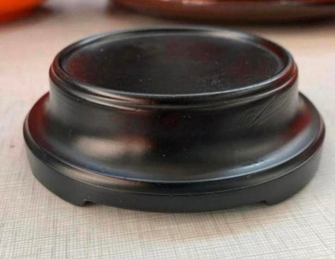 Persglazen glas voetstuk van K.P.C. de Bazel Leerdam, Ophalen of Verzenden