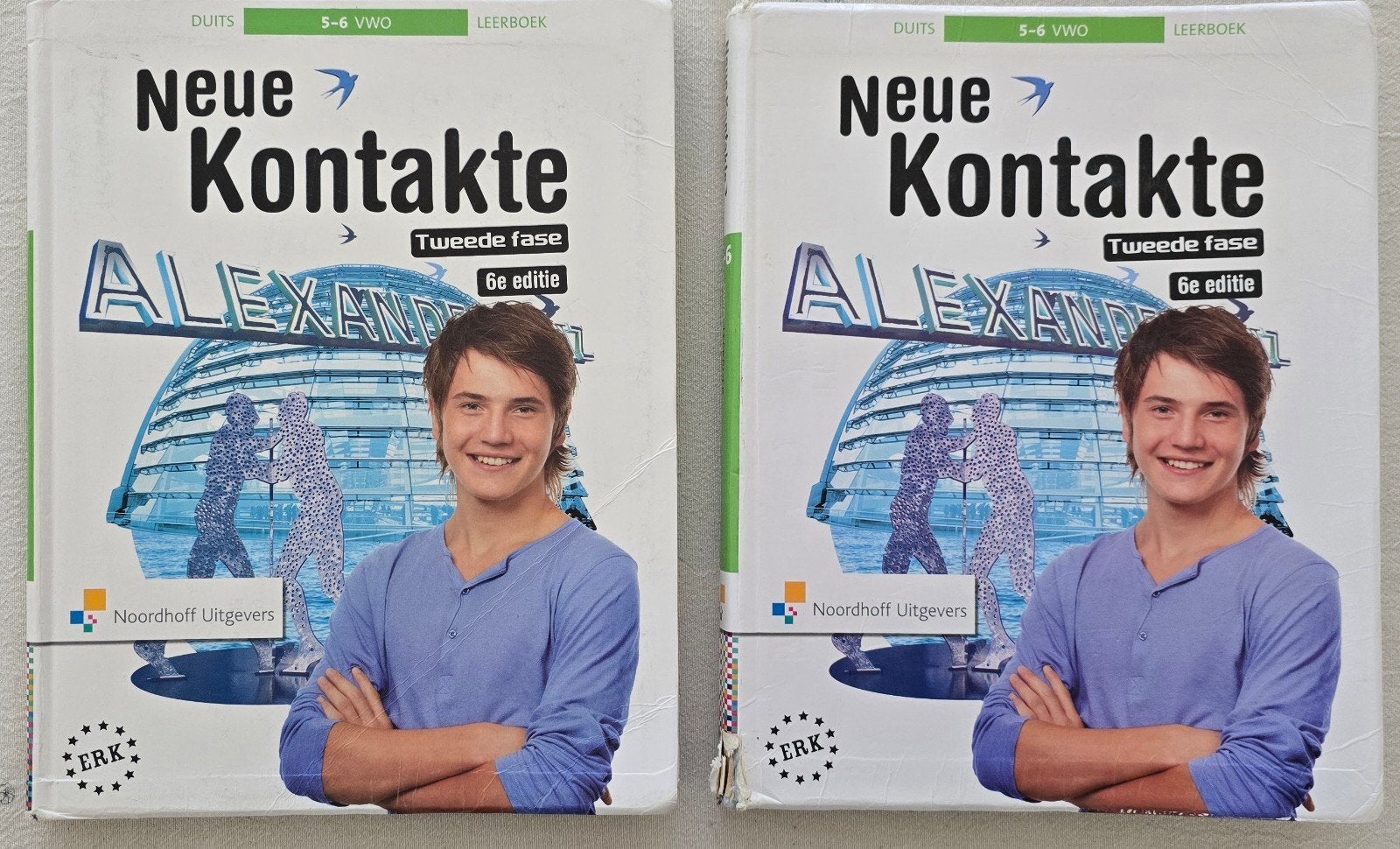 Neue Kontakte 5/6 VWO Duits Leerboek - Tweede Fase, Boeken, Gelezen, VWO, Duits, Ophalen of Verzenden