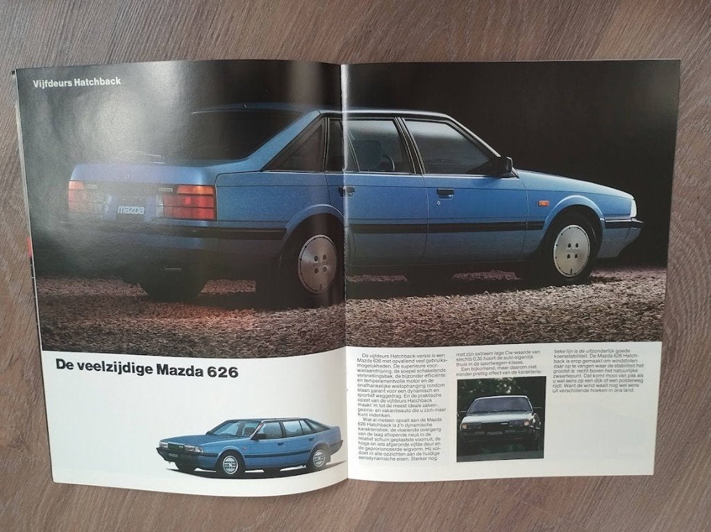 Mazda 626 autofolder1983, Ophalen of Verzenden, Nieuw, Mazda