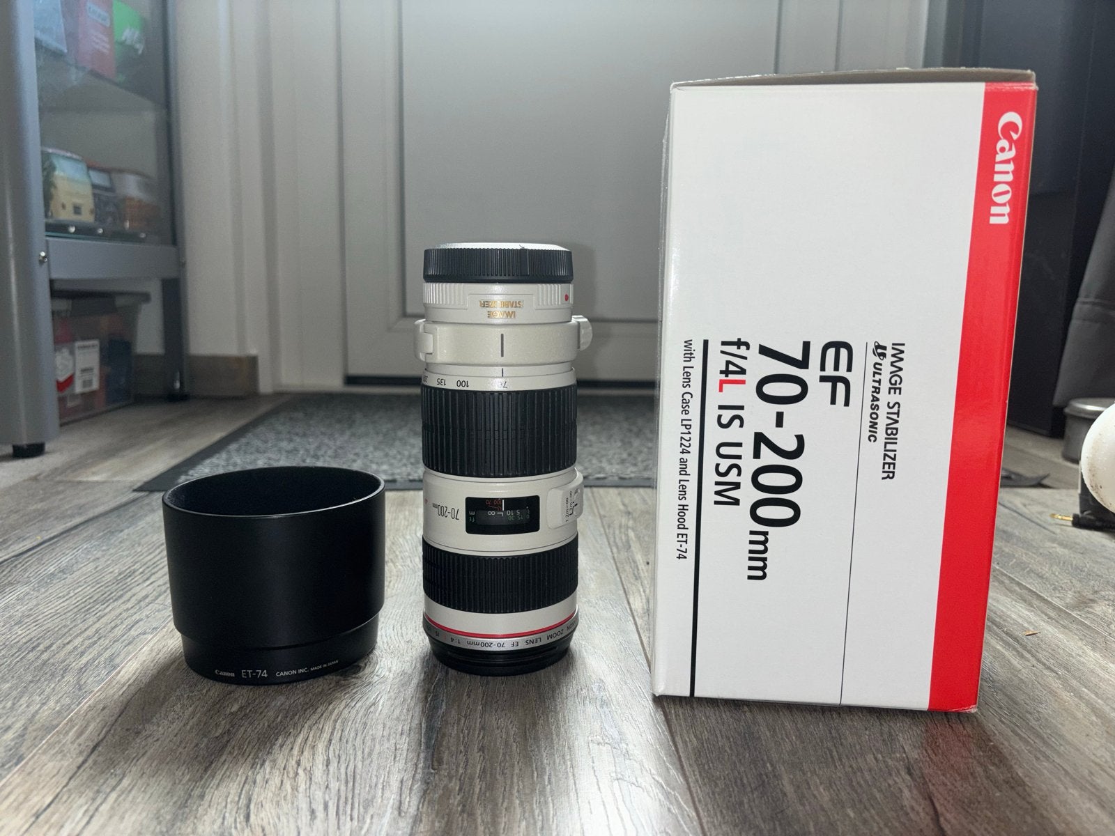 Canon EF 70-200mm f/4 IS USM lens, Ophalen of Verzenden, Gebruikt, Telelens, Zoom