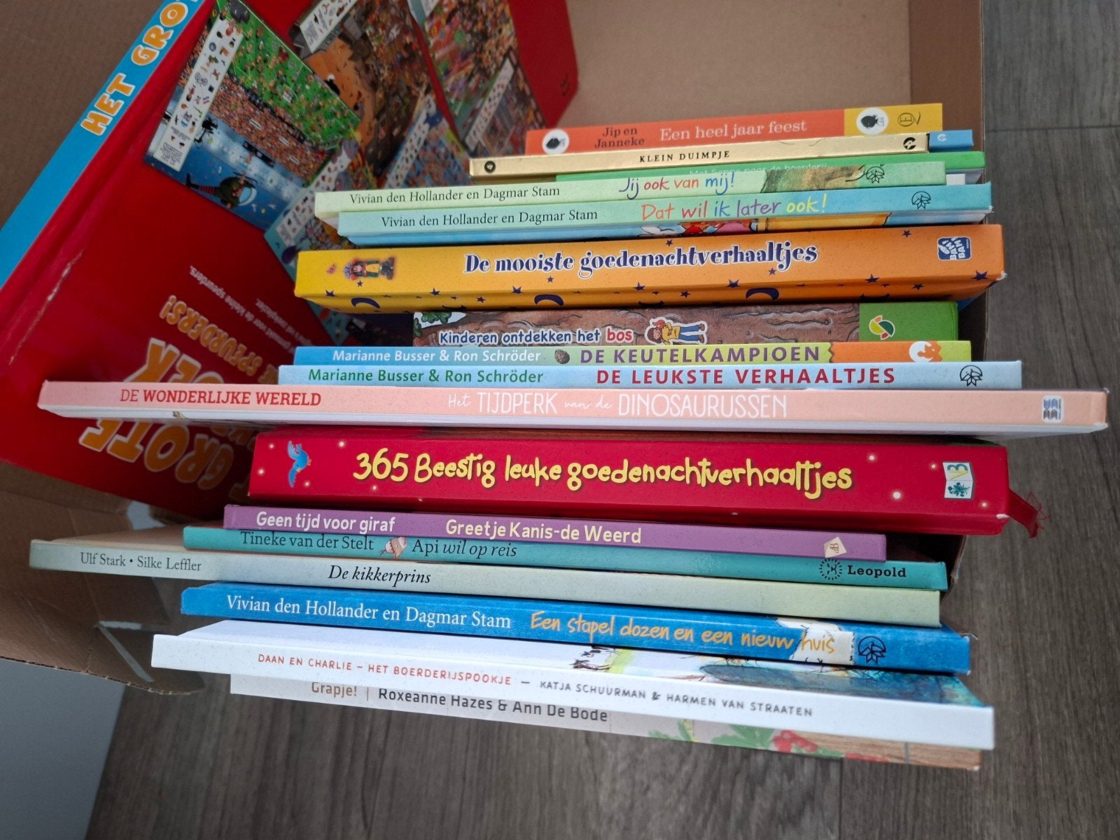 Bundel prenten- en voorleesboeken en een groot zoekboek, Boeken, Ophalen