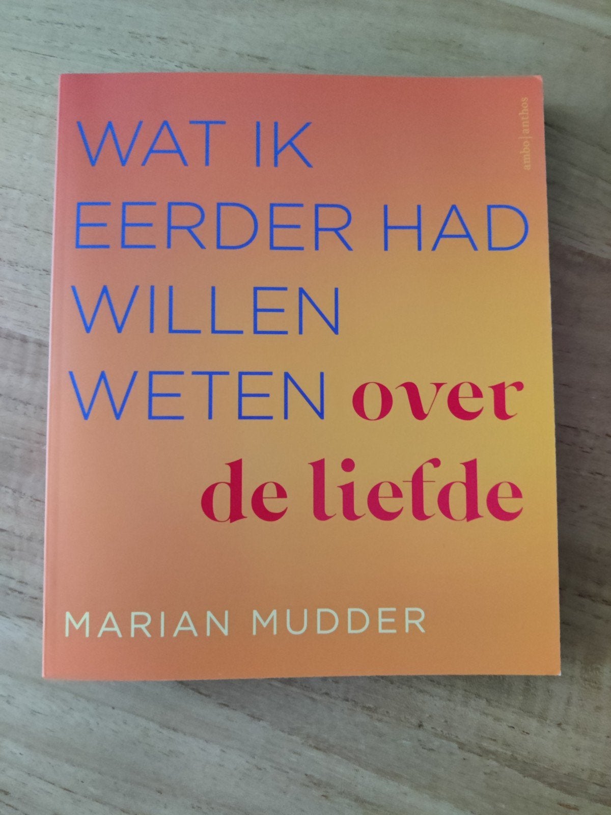 Wat ik eerder had willen weten over de liefde Marian Mudder, Ophalen of Verzenden, Zo goed als nieuw, Marian Mudder, Nederland