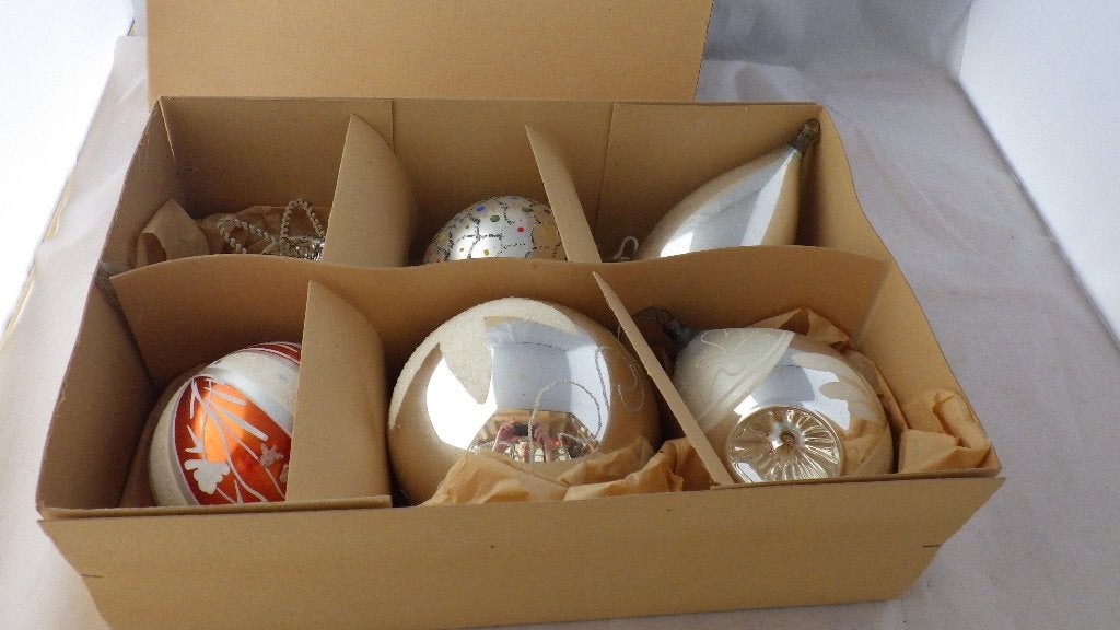 mooie oude kerstballen, Diversen, Ophalen of Verzenden, Gebruikt