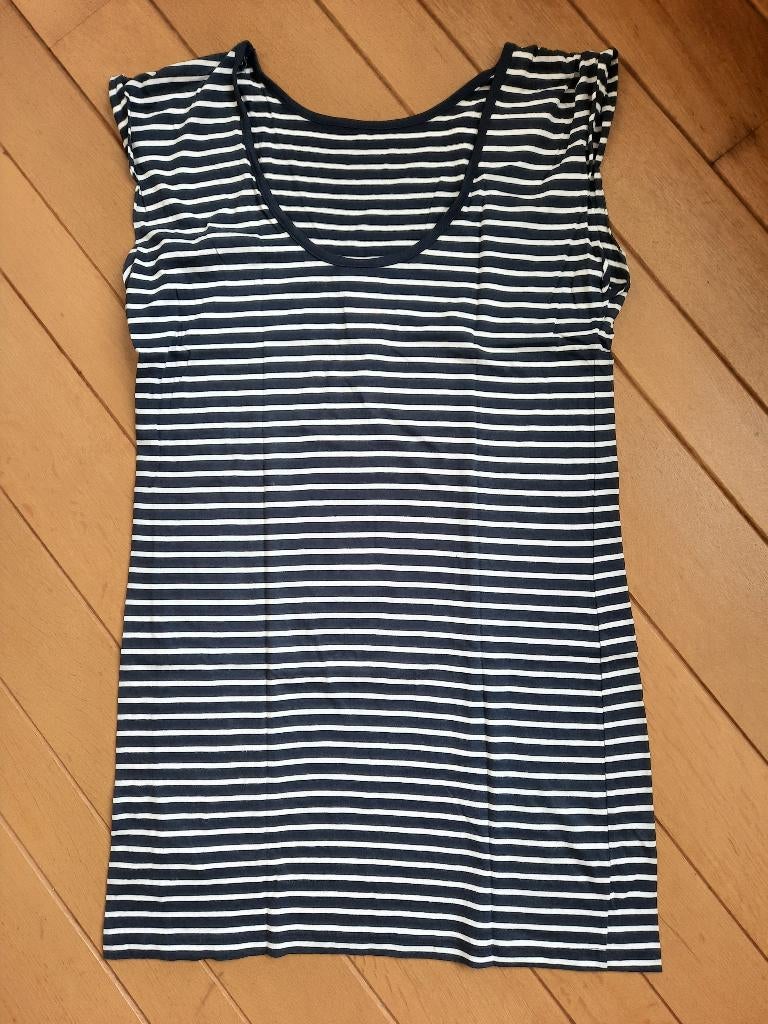 Vero Moda long shirt jurk blauw wit streep maat XL, Kleding | Dames, Jurken, Blauw, Vero Moda, Maat 46/48 (XL) of groter, Ophalen of Verzenden