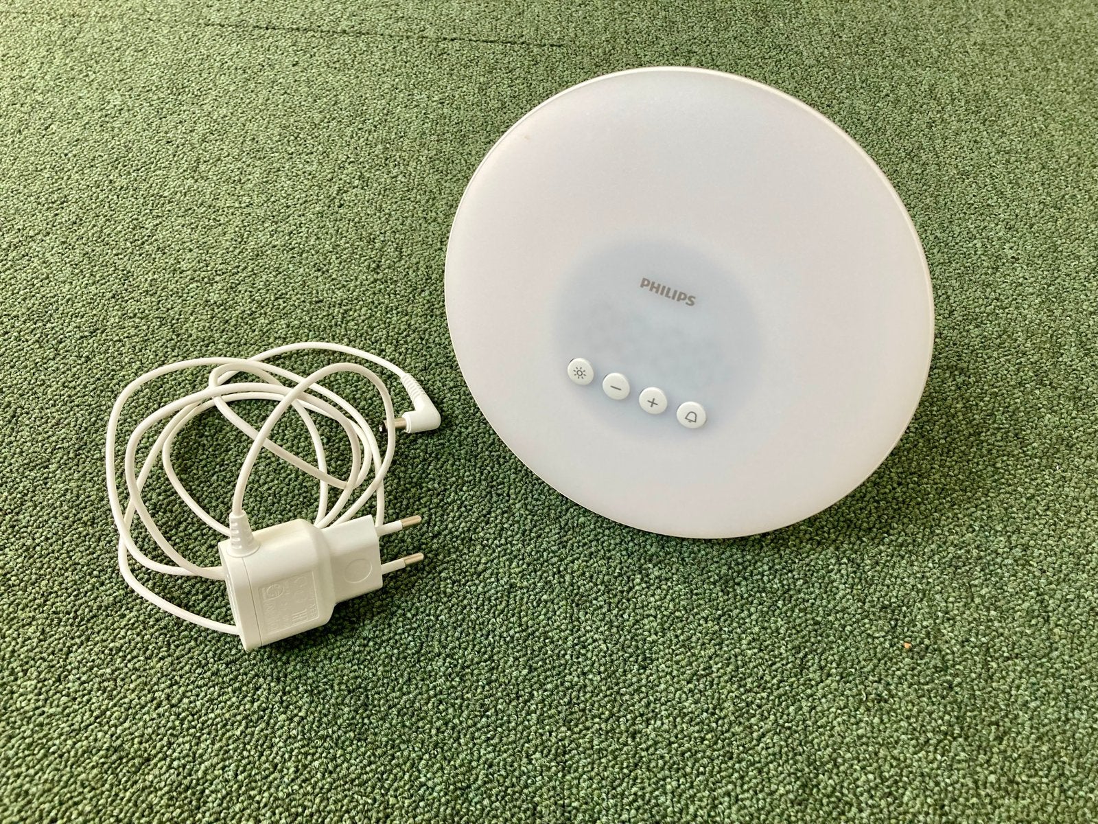 Philips Wake-up Light HF3500 - Goedemorgen met licht, Met schakelaar, Wit, Gebruikt, Kunststof