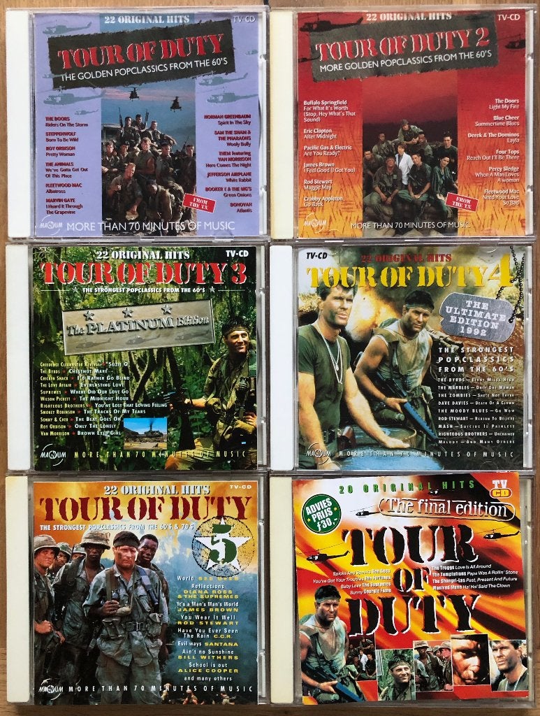 TOUR OF DUTY - Compleet, deel 1 t/m 6 (6 CDs ), Cd's en Dvd's, Cd's | Rock, Ophalen of Verzenden, Zo goed als nieuw, Classic Rock