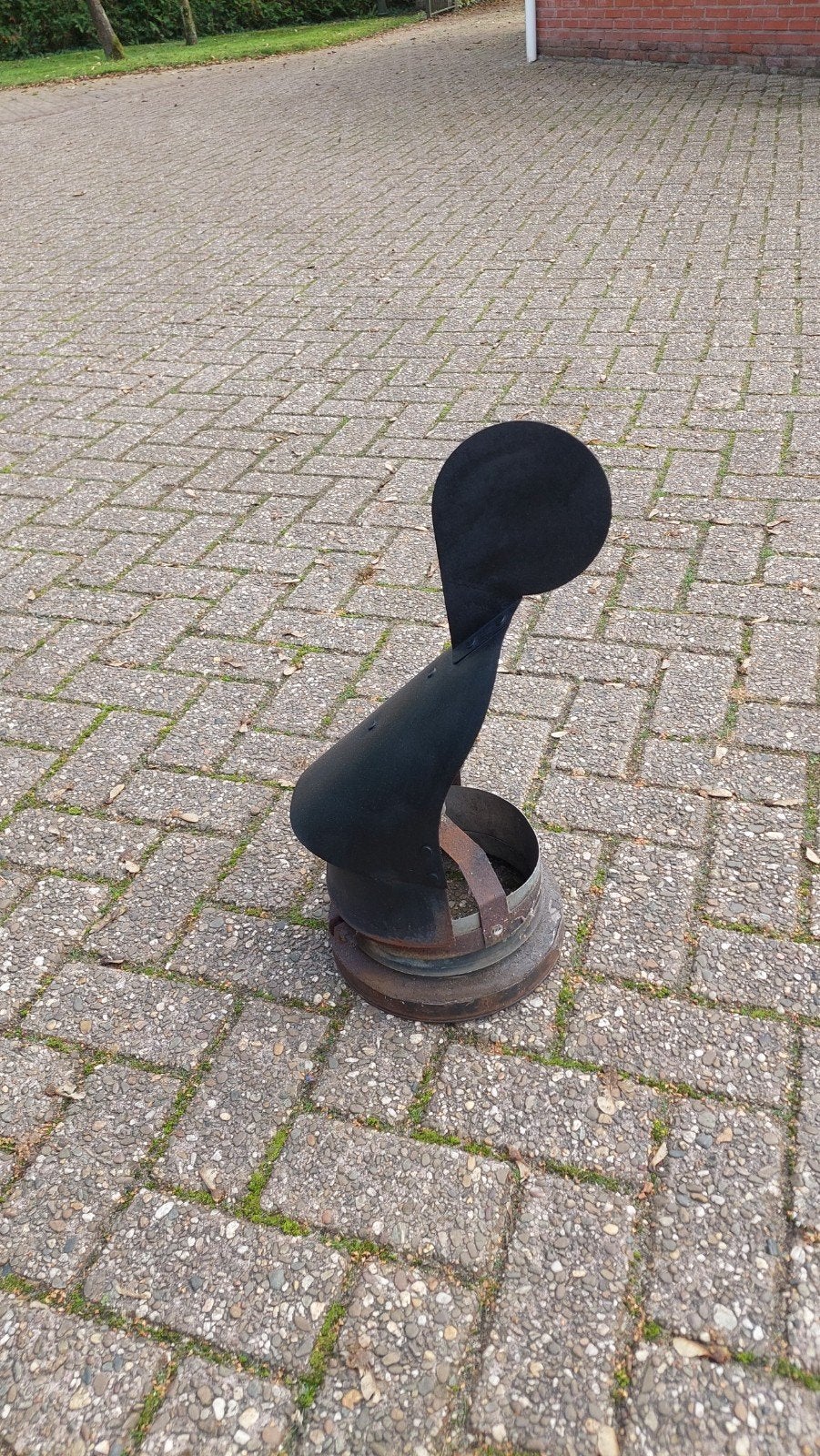 SCHOORSTEEN KAP GEK, Ophalen, Gebruikt, Hout, Houtkachel