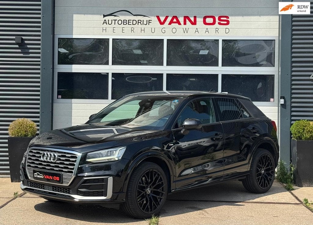 Audi Q2 1.4 TFSI CoD Sport Pro Line S NAVI / AUTOMAAT / GARA, Auto's, Audi, Gebruikt, 150 pk, Leder en Stof, Zwart
