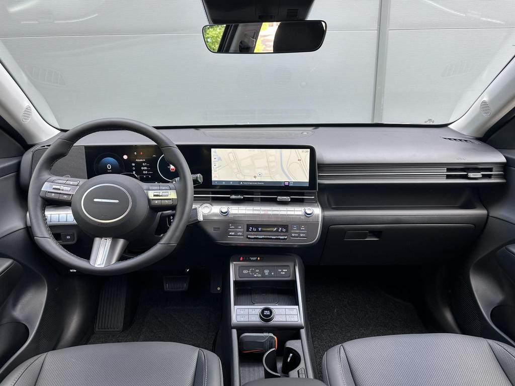 Hyundai Kona 1.6 GDI HEV Premium / Navigatie / Achteruitrijc, Auto's, Hyundai, Zwart, Origineel Nederlands, Bedrijf, SUV of Terreinwagen