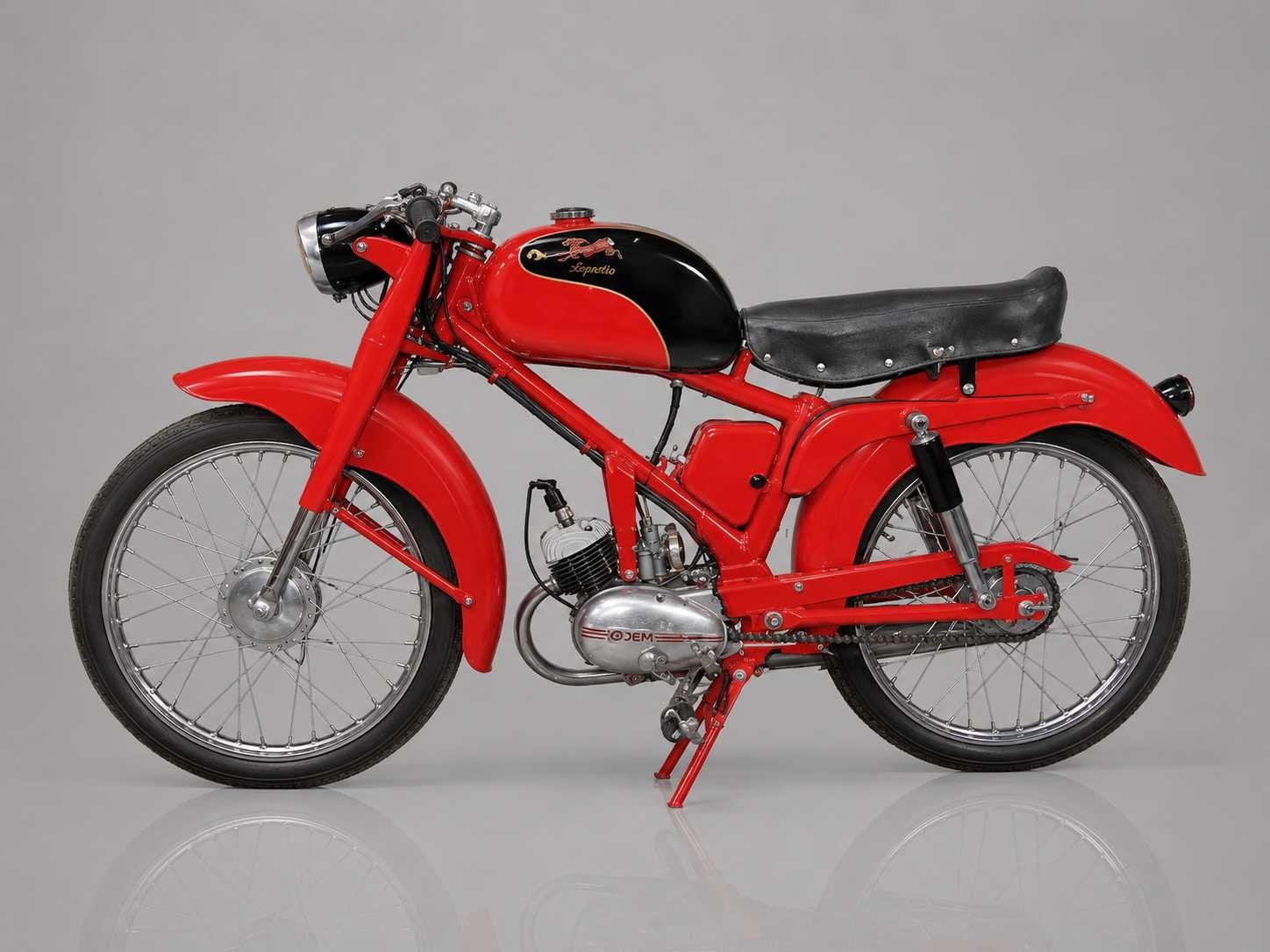 1956 Demm Leprotio 50cc | Italian Classic Moped, Overige merken, Overige carrosserieën, Overige brandstoffen, Bedrijf