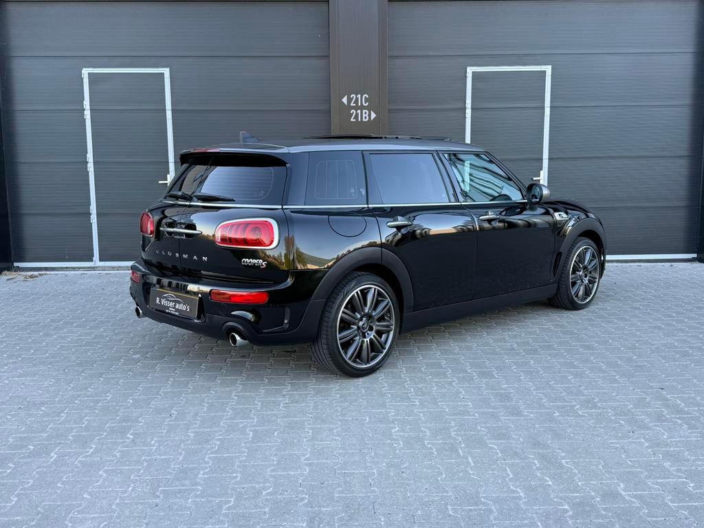 Mini Clubman S 2.0 2017 Pano/NAP!/Leder/harman&kardon/Jcw, Auto's, Mini, Bluetooth, Zwart, Onderhoudsboekje, 17 km/l