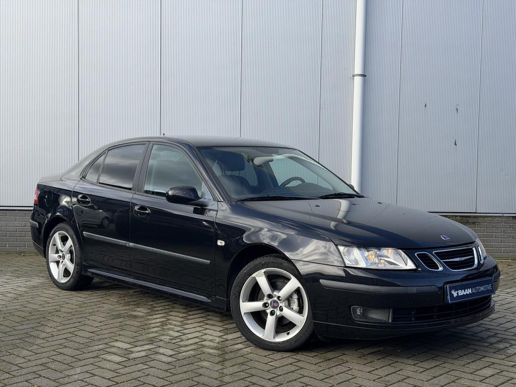 Saab 9-3 Sport Sedan 1.8t | Lage km! | (bj 2007), Gebruikt, 4 cilinders, 150 pk, Zwart