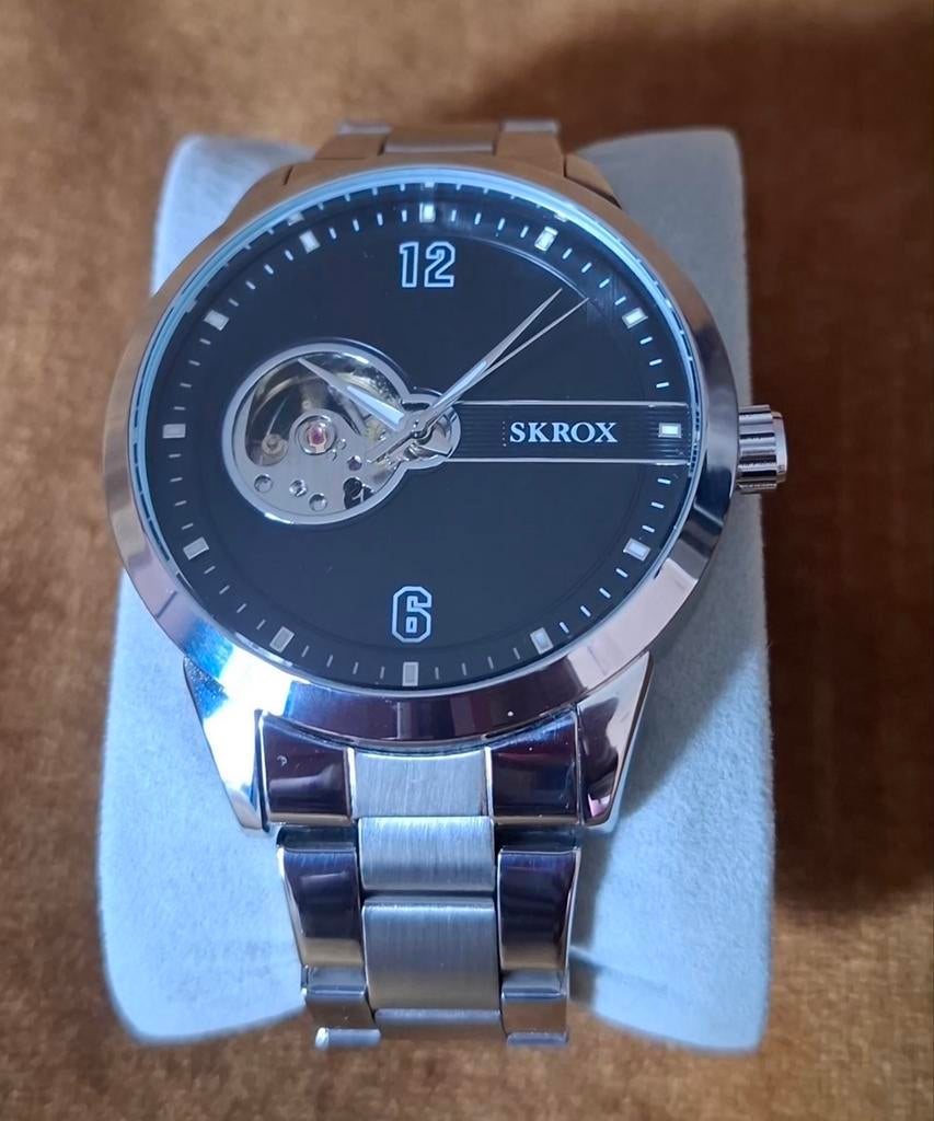 Prachtige SKROX Tourbillon automatisch unisex horloge., Sieraden, Tassen en Uiterlijk, Horloges | Dames, Zo goed als nieuw, Overige merken