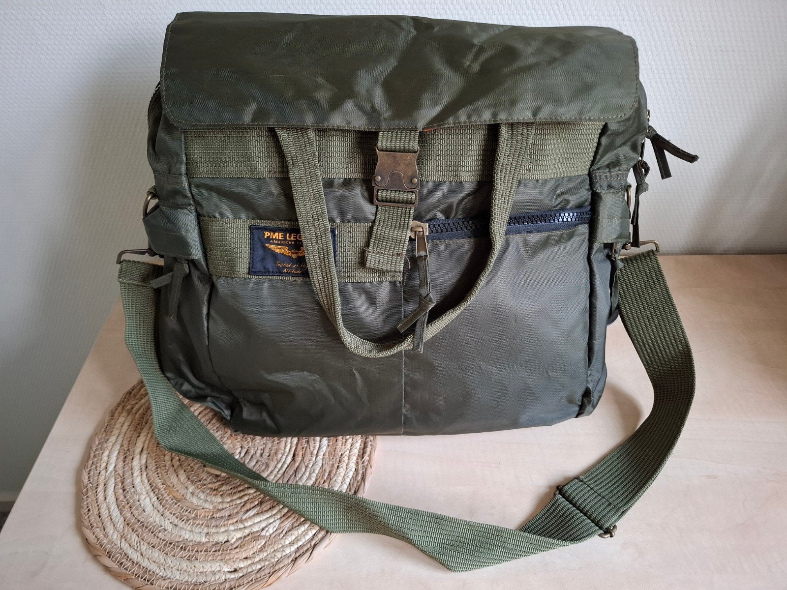 pme legend pilotentas, schoudertas, Ophalen of Verzenden, Zo goed als nieuw, Groen, Overige merken