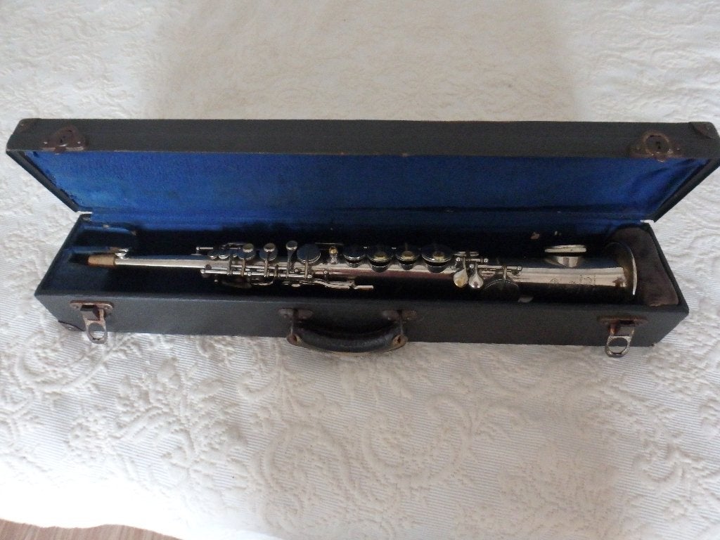 Sopraan saxofoons, Muziek en Instrumenten, Blaasinstrumenten | Saxofoons, Ophalen, Gebruikt, Sopraan, Met koffer