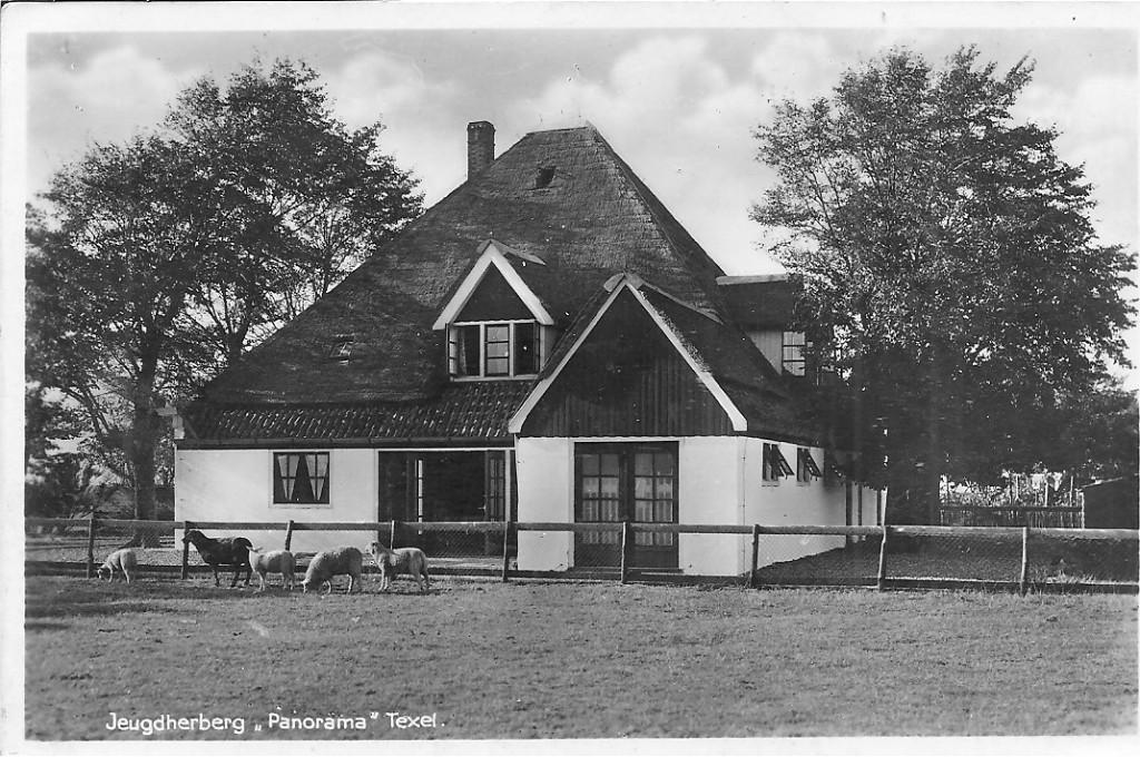 Jeugdherberg Panorama Texel, Ophalen of Verzenden, 1940 tot 1960, Ongelopen, Waddeneilanden