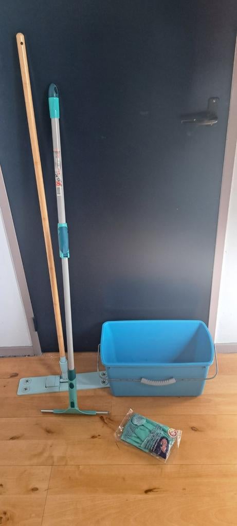 Schoonmaakspullen set Leifheit, Ophalen, Dweilemmer, -bak, of -wagen