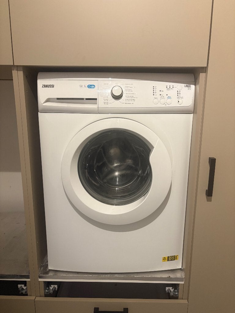 Wasmachine, Witgoed en Apparatuur, Wasmachines, Ophalen, Gebruikt, Minder dan 85 cm, 1200 tot 1600 toeren