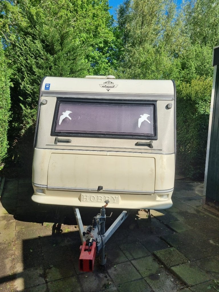 te koop caravan hobby classic type 370 TM, Caravans en Kamperen, Caravans, Particulier, tot en met 4, 500 - 750 kg, Treinzit, Hobby