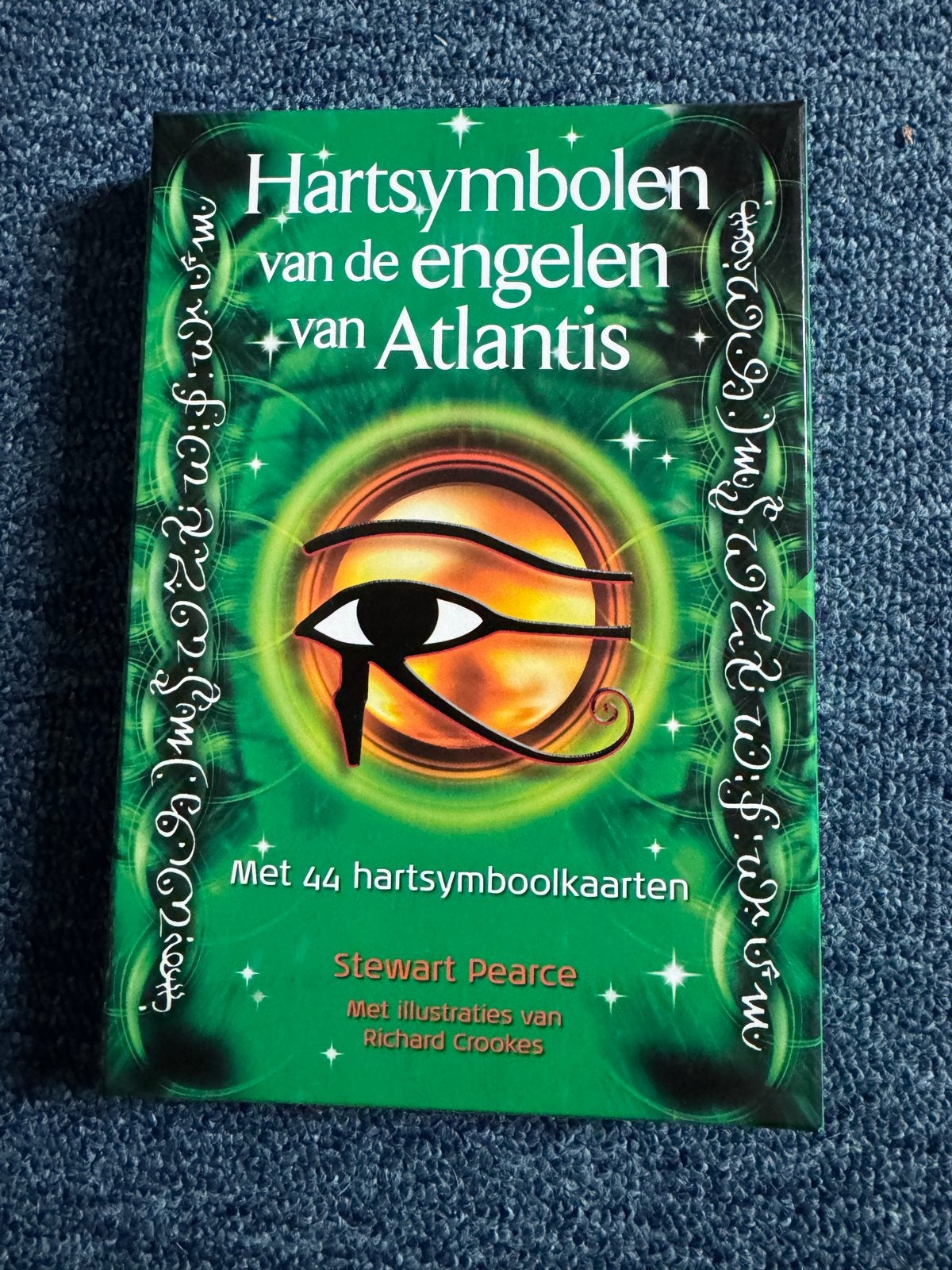 Hartsymbolen van de engelen van Atlantis + kaarten, Ophalen of Verzenden, Zo goed als nieuw, Spiritualiteit algemeen, Achtergrond en Informatie