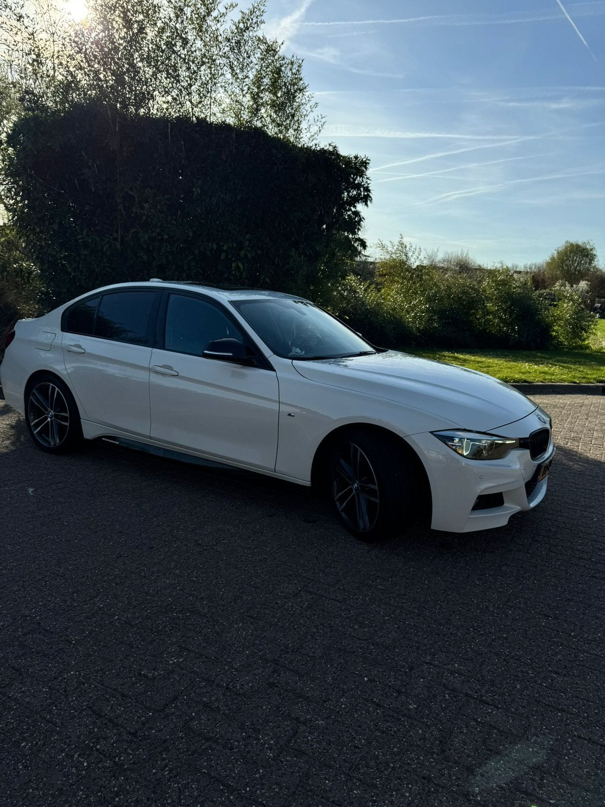 BMW 3-Serie 318i 136pk Aut 2018 Wit, Euro 5, Zwart, Wit, 75 €/maand
