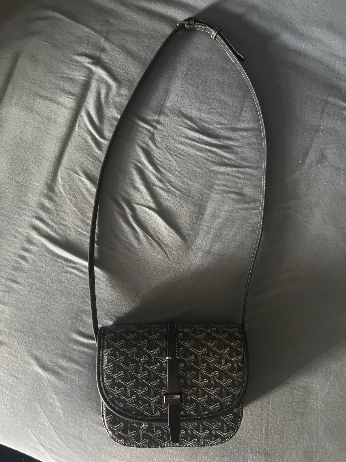 Goyard Schoudertasje - Zo goed als nieuw, Ophalen, Zo goed als nieuw, Grijs, Overige merken