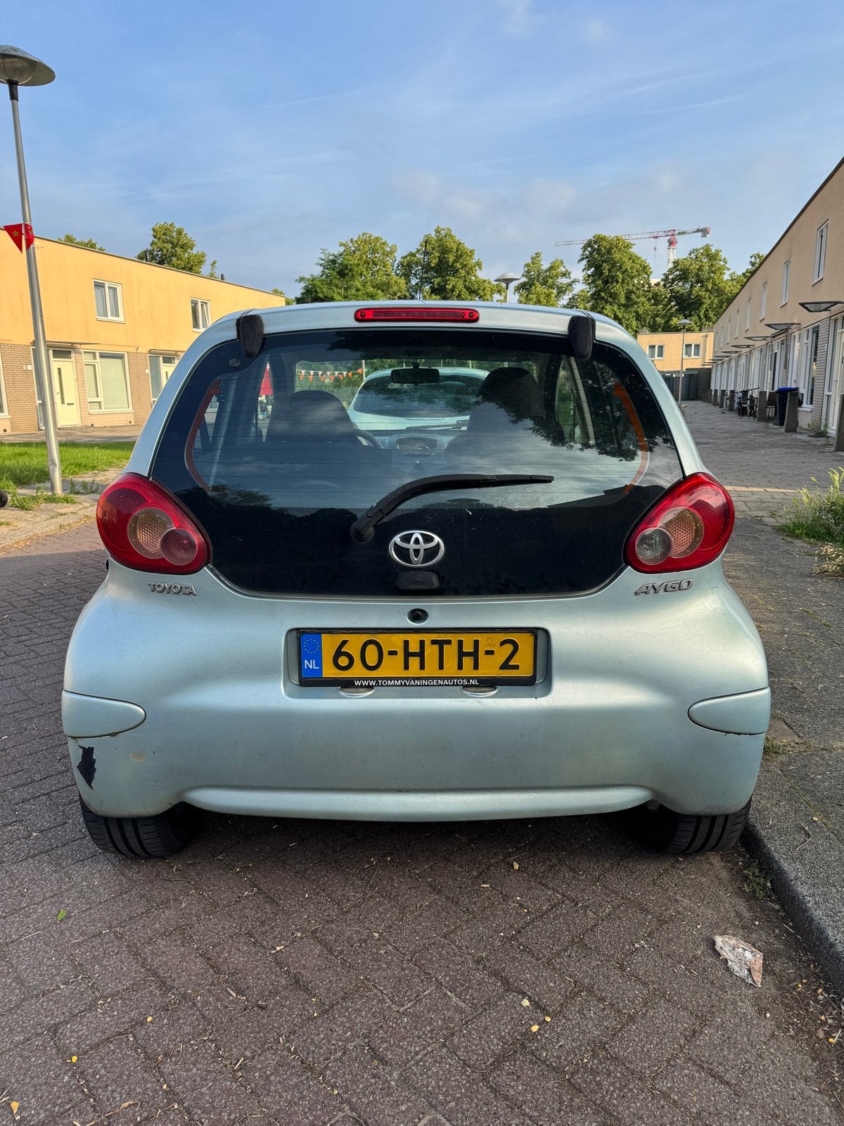 Toyota Aygo 1.0 12V Vvt-i 5DRS 2005 Blauw, Voorwielaandrijving, Euro 5, Stof, Zwart
