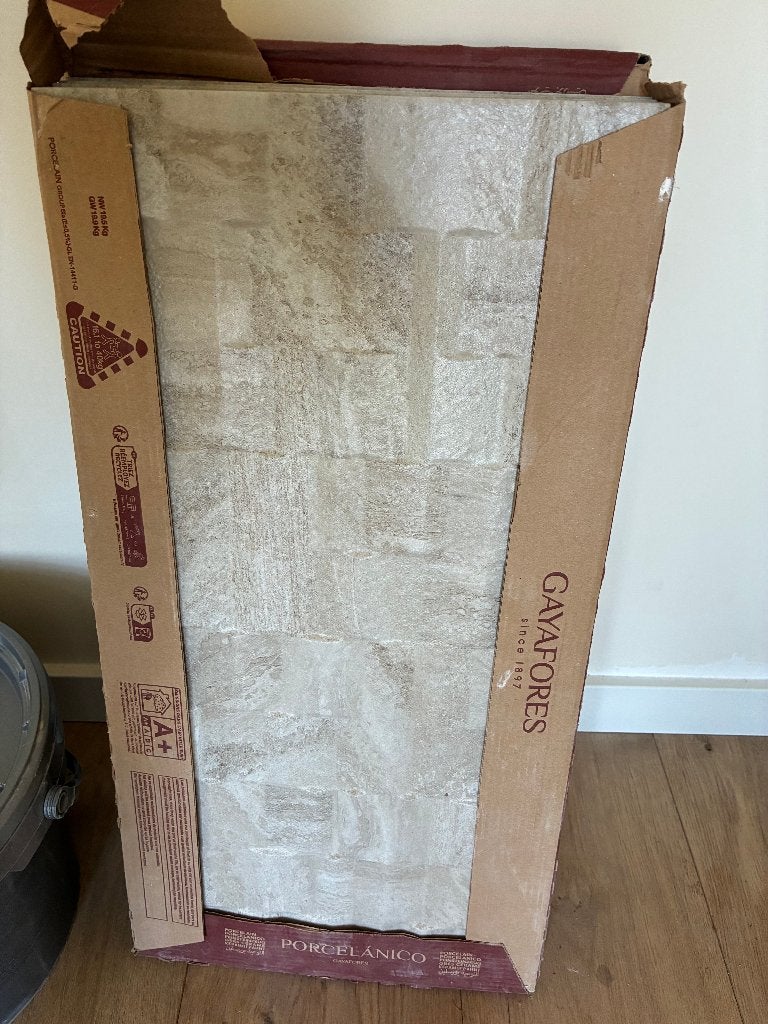 Badkamer tegel, Ophalen, 60 cm of meer, Nieuw, Minder dan 5 m²