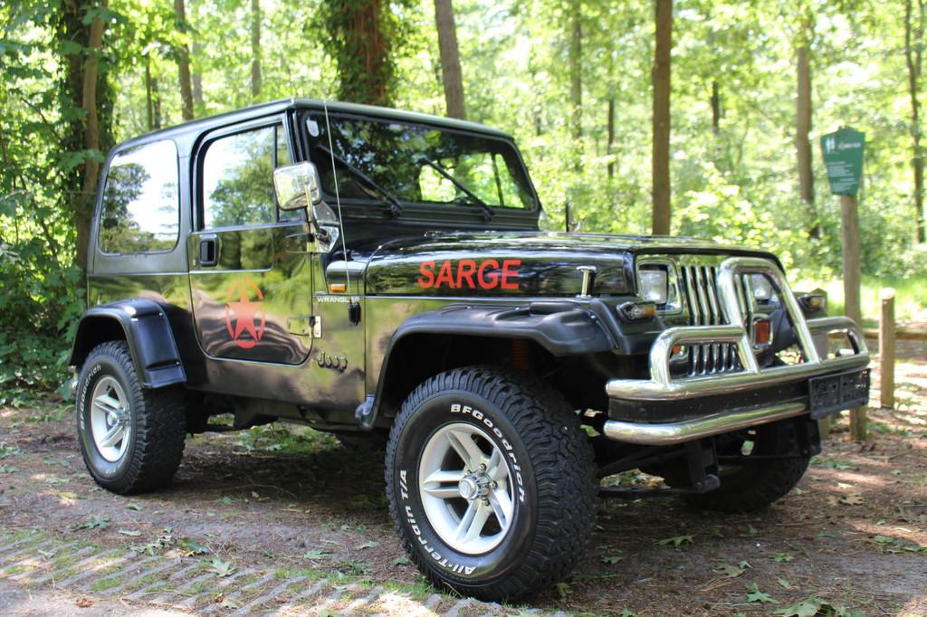 Jeep Wrangler 2.5i Hardtop LEUKE ORIGINELE WRANGLER!, Jeep, Stof, Bedrijf, Handgeschakeld