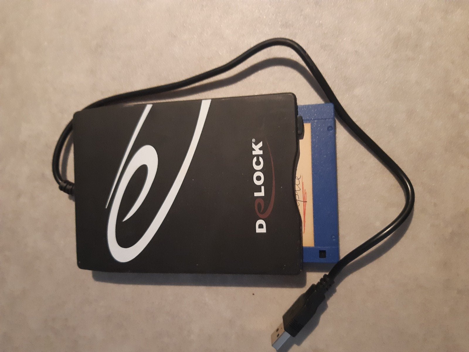 DeLOCK USB Floppy Drive - Externe Diskettestation, Ophalen of Verzenden, Gebruikt, Extern