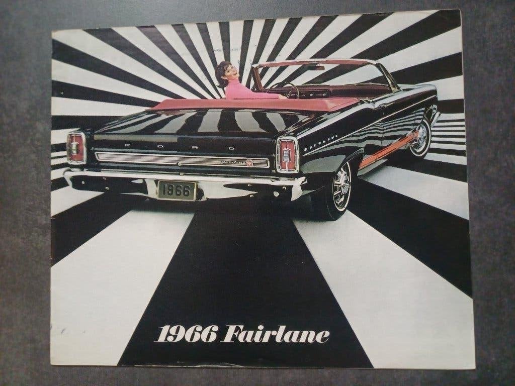 Ford Fairlane brochure uit 1965, Boeken, Auto's | Folders en Tijdschriften, Ophalen of Verzenden, Gelezen, Ford