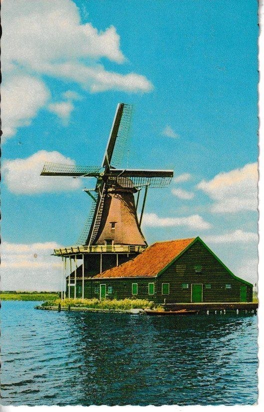 ZAANDAM - ACHTKANTIGE VERFMOLEN De DUINJAGER, Ophalen of Verzenden, Ongelopen, Noord-Holland