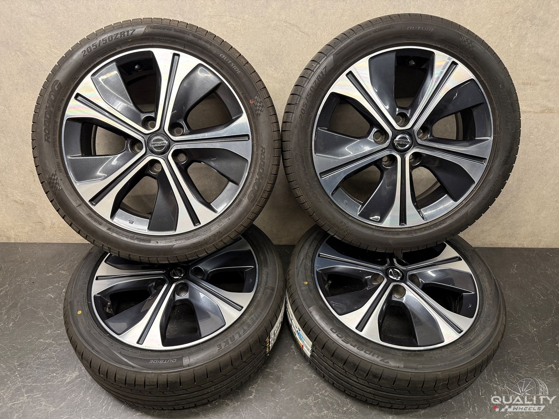 17” Nissan Pulsar, Leaf, Toyota Auris, Corolla Velgen + met, Auto-onderdelen, Banden en Velgen, Gebruikt, -, -, Banden en Velgen