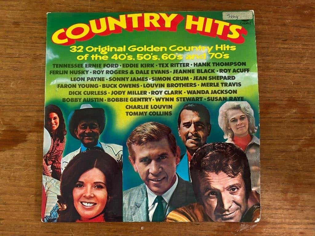 LP Country Hits 32 originele golden country hits, Gebruikt, Inclusief binnenhoes, Ophalen of Verzenden, 12 inch