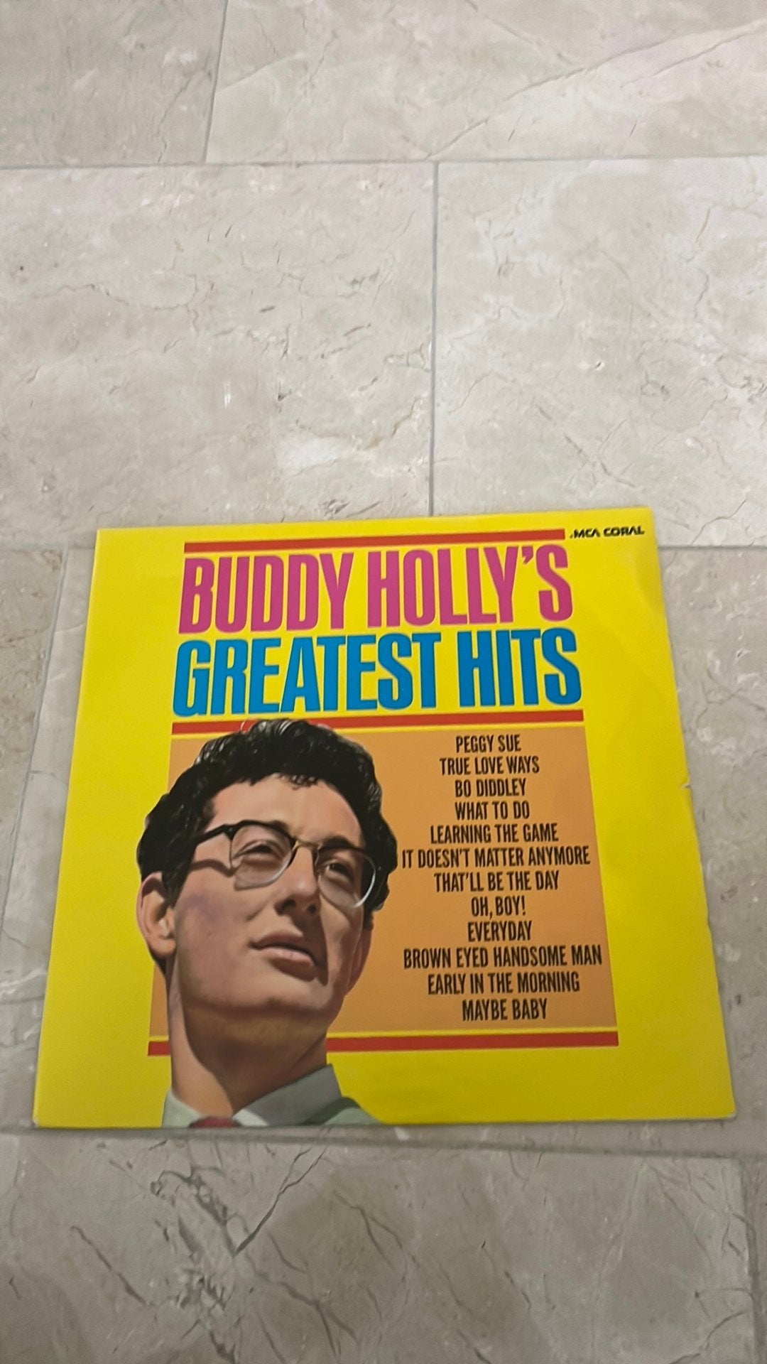 LP Buddy holly’s greatest hits, Ophalen of Verzenden, Zo goed als nieuw, 12 inch, Poprock