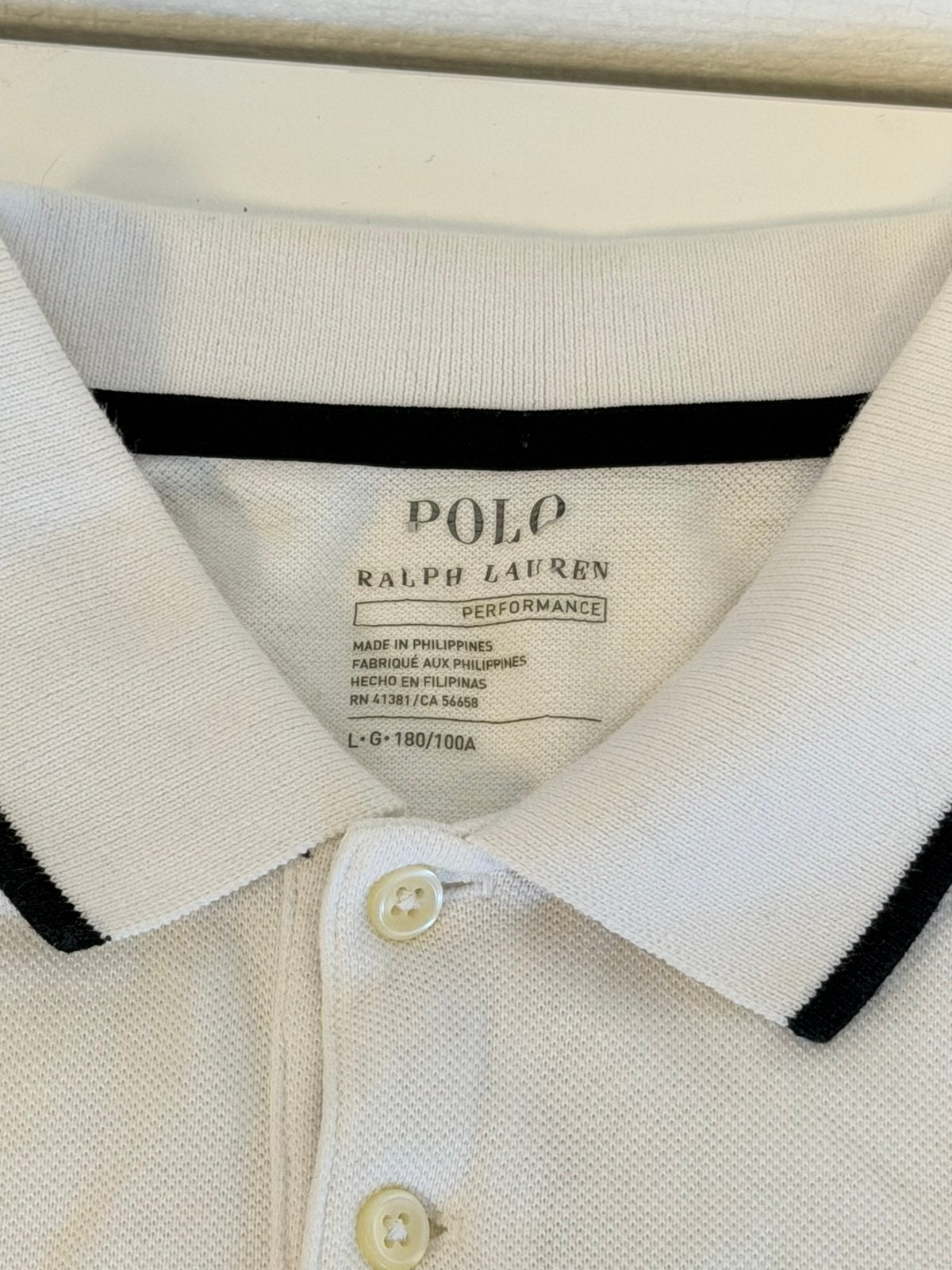 Polo Ralph Lauren Stadium 1992 Javelin Polo L zeldzaam nieuw, Maat 52/54 (L), Wit, Nieuw, Ophalen of Verzenden