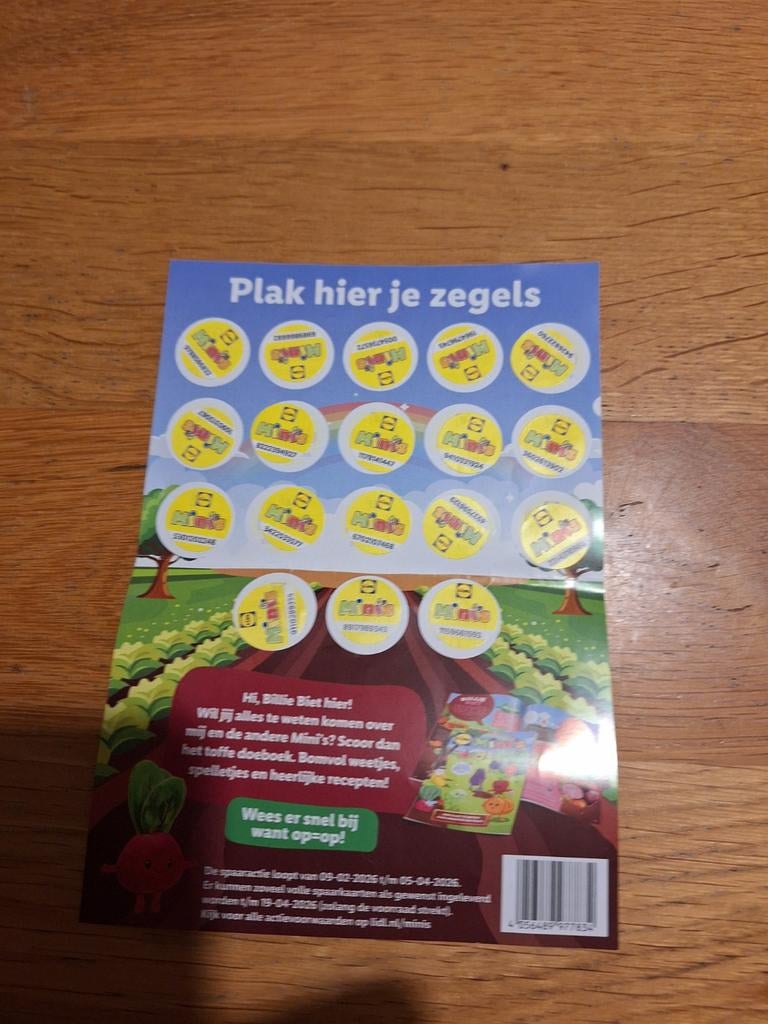 2x Volle spaarkaart lidl mini, Ophalen of Verzenden, Winkel, Super of Benzinepomp, Volle spaarkaart